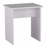 Casa si Gradina - Mobilier - Comode si corpuri - Masute de toaleta - Masa de toaleta/machiaj + Taburet, alba, cu oglinda si LED-uri, 115x43x145 cm - Infinity.ro