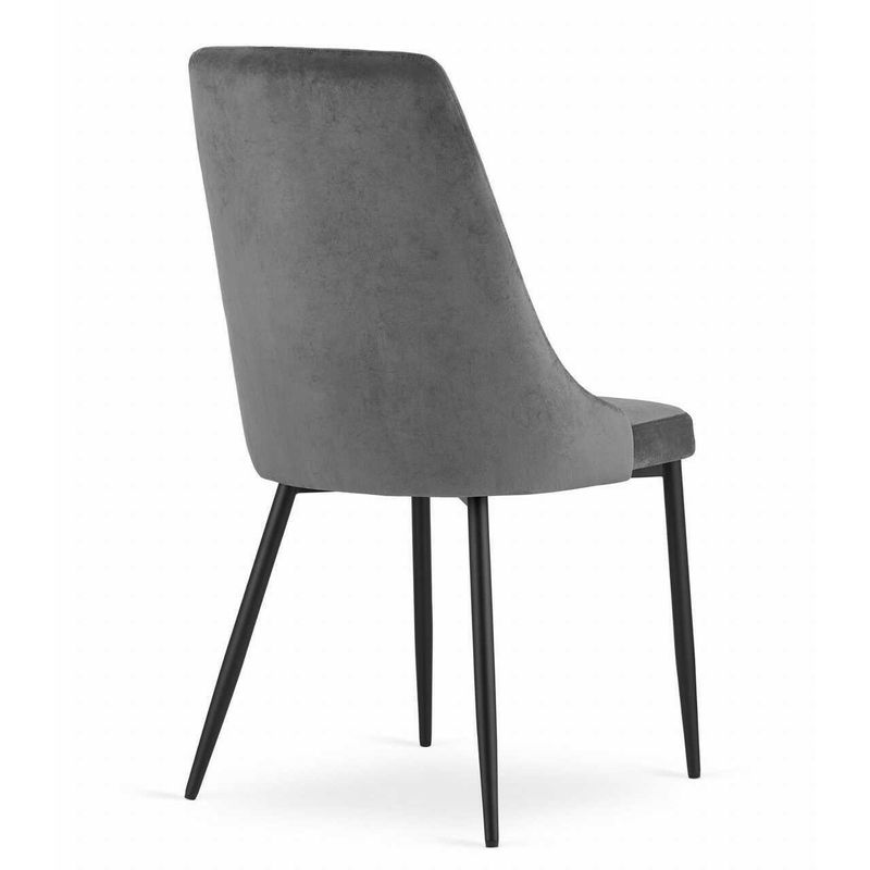 Casa si Gradina - Mobilier - Mese si birouri - Mese living - Masa pentru sufragerie/living + 4 scaune Imola, Artool, lemn, alb si negru, 120x80x75 cm - Infinity.ro