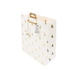 Market - Cadouri - Pungi cadou si accesorii - Punga de cadou, din hartie, colectia Clairefontaine de la Eurowrap, 33x26,5 cm, burduf de 14 cm, Brazi emboss - Infinity.ro