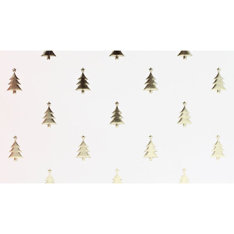 Market - Cadouri - Pungi cadou si accesorii - Punga de cadou, din hartie, colectia Clairefontaine de la Eurowrap, 25x21,5 cm, burduf de 10 cm, Brazi emboss - Infinity.ro