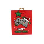 Market - Cadouri - Pungi cadou si accesorii - Punga de cadou, din hartie, colectia Clairefontaine de la Eurowrap, 25x21,5 cm, burduf de 10 cm, Gaming - Infinity.ro