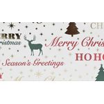 Market - Cadouri - Pungi cadou si accesorii - Punga de cadou, din hartie, colectia Clairefontaine de la Eurowrap, 25x21,5 cm, burduf de 10 cm, Season's Greetings - Infinity.ro