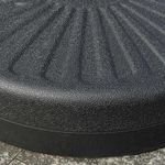 Casa si Gradina - Decoratiuni - Obiecte decorative - Suporturi umbrele - Suport pentru umbrela 38-48 mm, rotund, HDPE si otel, negru, 51x28 cm - Infinity.ro