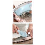 Casa si Gradina - Bucatarie si vesela - Vesela si tacamuri - Cutite si seturi de cutite - Curatator Manual Solzi de Pește, Albastru - Infinity.ro