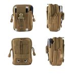 Sport si Outdoor - Articole de voiaj - Rucsacuri - Geanta tactica militara, poliester, capacitate 1 l, 18 cm, bej - Infinity.ro