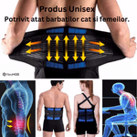 Ingrijire personala si Cosmetice - Sanatate si wellness - Aparate medicale - Suporturi ortopedice si orteze - Centura lombara NeoHGS™, materiale premium, pentru hernie de disc, compresie dubla, corector postura,marimea L-XL, - Infinity.ro
