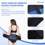 Ingrijire personala si Cosmetice - Sanatate si wellness - Aparate medicale - Suporturi ortopedice si orteze - Centura lombara NeoHGS™, materiale premium, pentru hernie de disc, compresie dubla, corector postura,marimea XXL - Infinity.ro