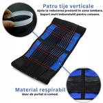 Ingrijire personala si Cosmetice - Sanatate si wellness - Aparate medicale - Suporturi ortopedice si orteze - Centura lombara NeoHGS™, materiale premium, pentru hernie de disc, compresie dubla, corector postura,marimea XXL - Infinity.ro