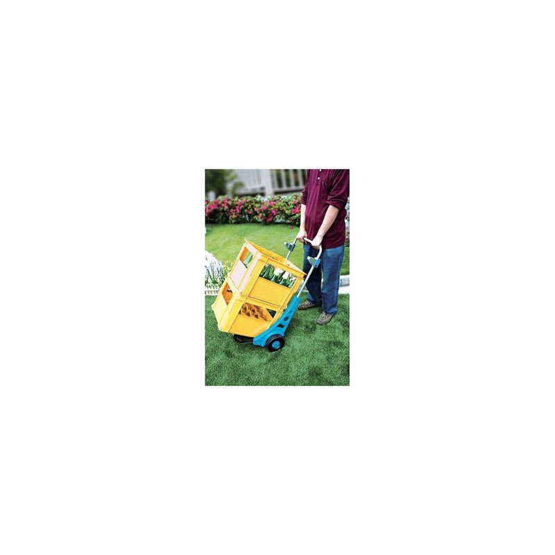 Casa si Gradina - Mobilier - Organizare si depozitare - Cosuri de gunoi - Suport pentru saci de gunoi cu roti pentru gradina, carucior transport navete max 50 kg  120 l - Infinity.ro