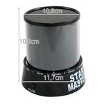 Casa si Gradina - Corpuri si surse de iluminat - Veioze si lampi - Lampi de veghe copii - Lampa de noptiera cu proiector, model cer instelat, 3xAA, 11.7x10.8 cm, Isotrade - Infinity.ro