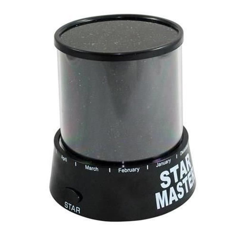 Casa si Gradina - Corpuri si surse de iluminat - Veioze si lampi - Lampi de veghe copii - Lampa de noptiera cu proiector, model cer instelat, 3xAA, 11.7x10.8 cm, Isotrade - Infinity.ro