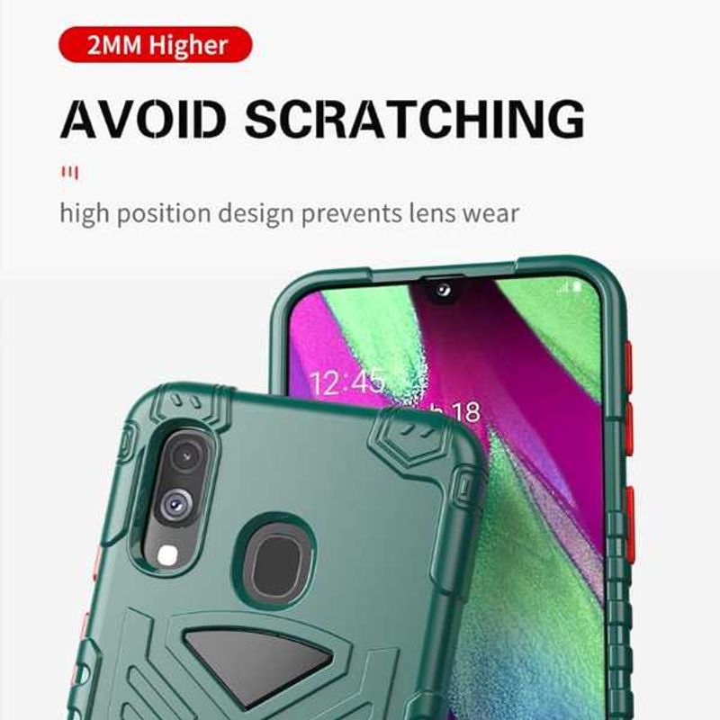 Laptop, Telefoane si Tablete - Telefoane mobile si accesorii - Accesorii Telefoane - Huse telefoane - Husa de Protectie Mercaton pentru Samsung A10, HardCase, cu Suport pentru Telefon, Negru - Infinity.ro