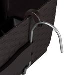 Casa si Gradina - Gradinarit si plante - Plante si ghivece - Ghivece si suporturi - Jardiniera decorativa, Prosperplast, imitatie ratan, suport, maro, 49.2x17.2x17.4 cm - Infinity.ro