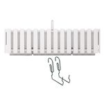 Casa si Gradina - Gradinarit si plante - Plante si ghivece - Ghivece si suporturi - Jardiniera decorativa, suport metalic, sistem irigare, alb, 58x18x16.2 cm, Boardee Fencycase W - Infinity.ro