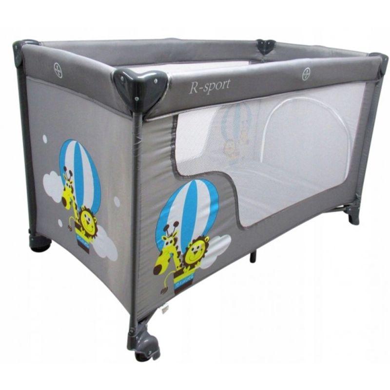 Casa si Gradina - Mobilier - Mobilier copii - Patuturi copii - Patut pliabil R-Sport K2 - Gri - Infinity.ro