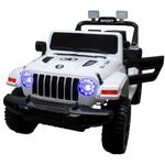 Jucarii, Copii si Bebe - Jucarii si jocuri - Jucarii de exterior - Masinute si vehicule pentru copii - Masinuta electrica cu telecomanda cu baterii si functie de balansare Jeep X10 TS-159 R-Sport - Alb - Infinity.ro