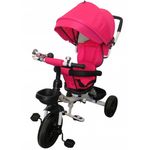 Jucarii, Copii si Bebe - Jucarii si jocuri - Jucarii de exterior - Triciclete - Tricicleta cu pedale 3 in 1 R-Sport T4 - Roz - Infinity.ro