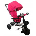 Jucarii, Copii si Bebe - Jucarii si jocuri - Jucarii de exterior - Triciclete - Tricicleta cu pedale 3 in 1 R-Sport T4 - Roz - Infinity.ro