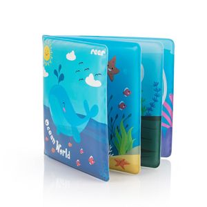 Carticica de baie plutitoare, 8 pagini colorate care isi schimba culoarea in contact cu apa, MyHappyBath Book