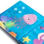 Jucarii, Copii si Bebe - Jucarii si jocuri - Jucarii bebelusi - Jucarii de baie - Carticica de baie plutitoare, 8 pagini colorate care isi schimba culoarea in contact cu apa, MyHappyBath Book - Infinity.ro