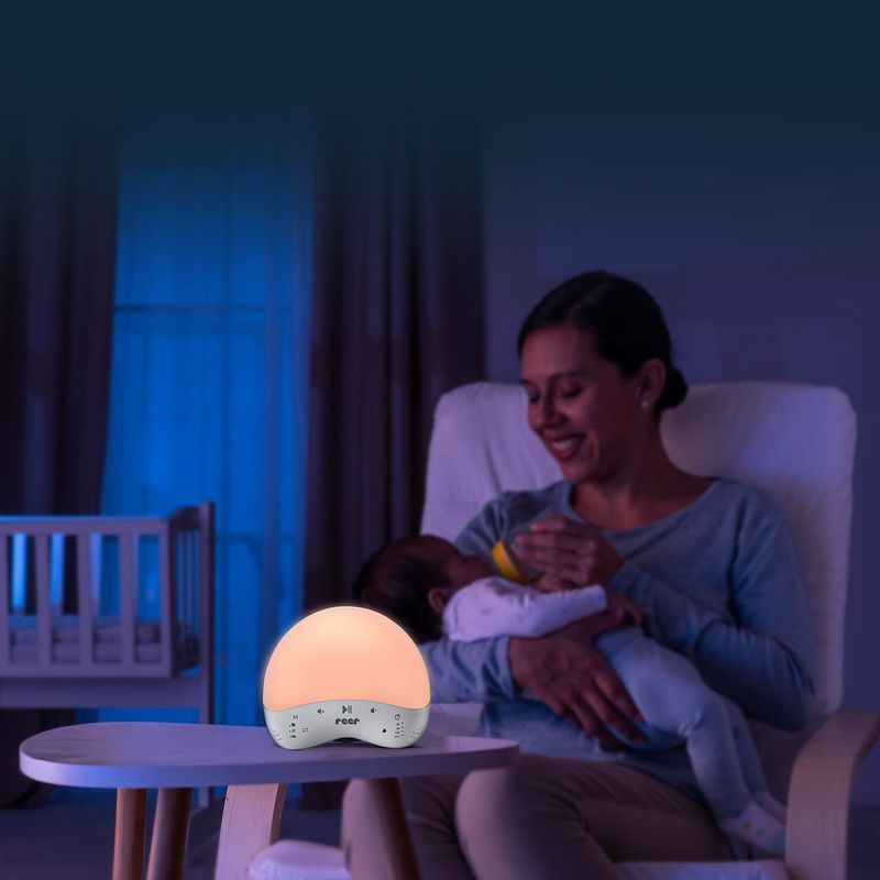 Casa si Gradina - Corpuri si surse de iluminat - Veioze si lampi - Lampi de veghe copii - Lampa de veghe inteligenta cu 25 de sunete, multicolora, comunicare prin Wi-Fi cu smartphone, temporizator - Infinity.ro