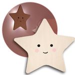 Casa si Gradina - Corpuri si surse de iluminat - Veioze si lampi - Lampi de veghe copii - Lampa de veghe de perete, cu led, lumina reglabila si oprire cronometrata, forma stea, Lumilu Silhouette Star - Infinity.ro