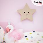 Casa si Gradina - Corpuri si surse de iluminat - Veioze si lampi - Lampi de veghe copii - Lampa de veghe de perete, cu led, lumina reglabila si oprire cronometrata, forma stea, Lumilu Silhouette Star - Infinity.ro