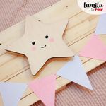 Casa si Gradina - Corpuri si surse de iluminat - Veioze si lampi - Lampi de veghe copii - Lampa de veghe de perete, cu led, lumina reglabila si oprire cronometrata, forma stea, Lumilu Silhouette Star - Infinity.ro