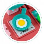 Jucarii, Copii si Bebe - Jucarii si jocuri - Jucarii de rol - Bucatarii copii - Bucatarie 3 in 1 cu accesorii incluse Ricokids 772900 - Roz - Infinity.ro