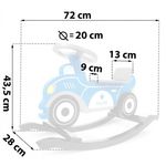 Jucarii, Copii si Bebe - Jucarii si jocuri - Jucarii de exterior - Masinute si vehicule pentru copii - Balansoar masina de politie din lemn Ricokids 785000 - Infinity.ro