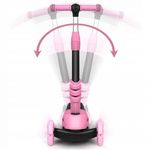 Sport si Outdoor - Role, trotinete si skateboard - Trotinete copii - Trotineta 3 in 1 cu roti cu LED Ricokids Todi 765400 - Roz - Infinity.ro