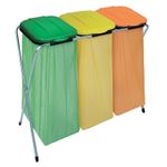 Casa si Gradina - Mobilier - Organizare si depozitare - Cosuri de gunoi - Suport pentru 3 saci de gunoi 96x42x78 cm ECOFIX, Strend Pro - Infinity.ro