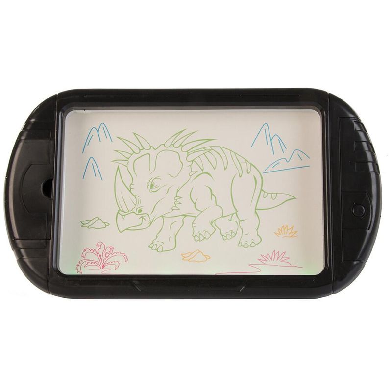 Jucarii, Copii si Bebe - Jucarii si jocuri - Jucarii & jocuri educative - Laptopuri, tablete si gadget-uri copii - Tableta grafica/desenat pentru copii, Verk Group, 3 markere, LED, 3xAA, 35x20 cm - Infinity.ro