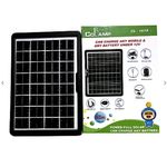 Casa si Gradina - Corpuri si surse de iluminat - Iluminat exterior - Lampi solare - Panou solar portabil 36,5 cm x 25 cm CcLamp CL-1615 - Infinity.ro