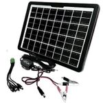 Casa si Gradina - Corpuri si surse de iluminat - Iluminat exterior - Lampi solare - Panou solar portabil 36,5 cm x 25 cm CcLamp CL-1615 - Infinity.ro