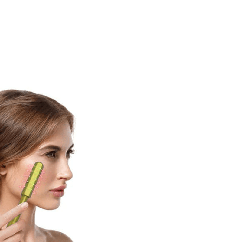 Ingrijire personala si Cosmetice - Sanatate si wellness - Articole wellness - Aparate si dispozitive de masaj - Dispozitiv Stick pentru Masaj Facial Q-M360 - Auriu - Infinity.ro