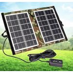 Casa si Gradina - Corpuri si surse de iluminat - Iluminat exterior - Lampi solare - Panou Solar Fotovoltaic Portabil CCLamp Tip Husa 7w USB - Infinity.ro