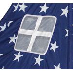 Jucarii, Copii si Bebe - Jucarii si jocuri - Jucarii de exterior - Casute si corturi copii - Cort de joaca Wigwam cu cadru din lemn de eucalipt, dotat cu o fereastra, albastru - Infinity.ro