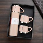 Casa si Gradina - Bucatarie si vesela - Accesorii bar - Termosuri si Cani termos - Set Termos cu 2 Cani din Otel Inoxidabil, Capacitate 500ml, Verde - Infinity.ro