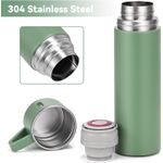 Casa si Gradina - Bucatarie si vesela - Accesorii bar - Termosuri si Cani termos - Termos din inox 500ml cu funtie de vidare, pereti dublii si plus 2 cani, cald si rece - Infinity.ro