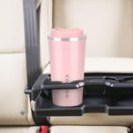 Casa si Gradina - Bucatarie si vesela - Accesorii bar - Termosuri si Cani termos - Cana Termos Coffee Portabila, Capacitate 510 ml, Pereti Dubli, Roz - Infinity.ro