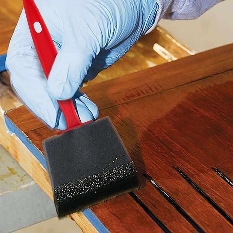 Casa si Gradina - Constructii - Vopsea si tencuieli - Unelte de vopsit si tencuit - Set de 10 pensule burete, Dekton, DT95840 - Infinity.ro