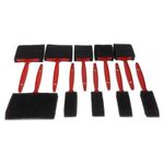 Casa si Gradina - Constructii - Vopsea si tencuieli - Unelte de vopsit si tencuit - Set de 10 pensule burete, Dekton, DT95840 - Infinity.ro