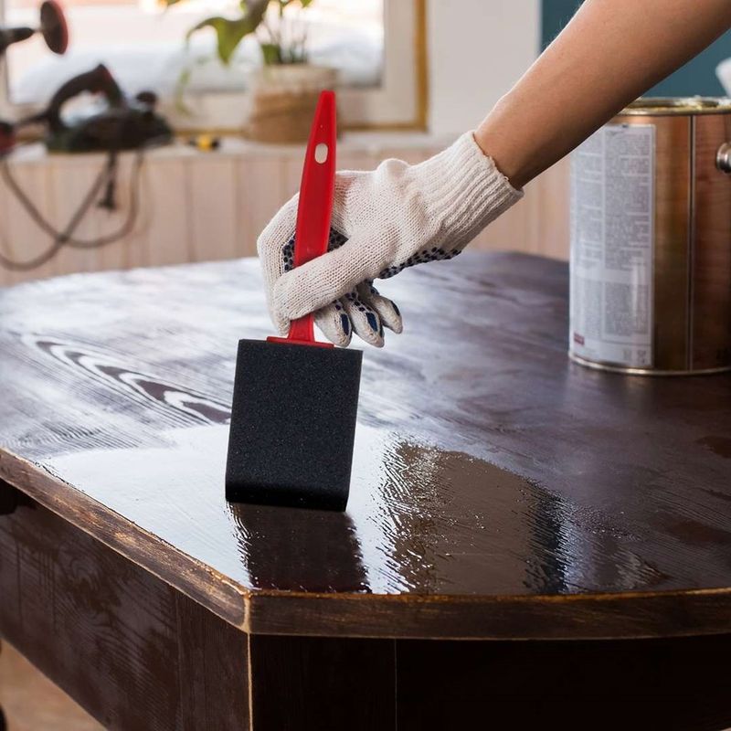 Casa si Gradina - Constructii - Vopsea si tencuieli - Unelte de vopsit si tencuit - Set de 10 pensule burete, Dekton, DT95840 - Infinity.ro