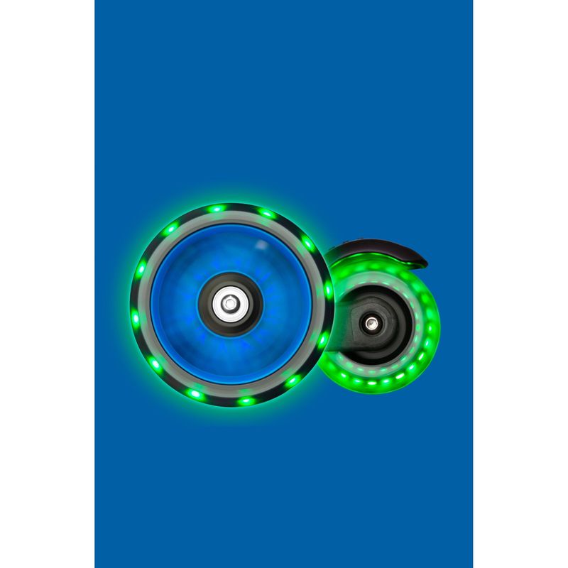 Sport si Outdoor - Role, trotinete si skateboard - Trotinete copii - Trotineta cu trei roti pentru copii, Iscoot Flash Led, Blue, FLASH - Infinity.ro