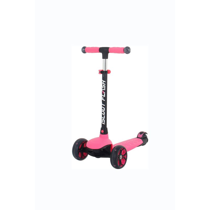 Sport si Outdoor - Role, trotinete si skateboard - Trotinete copii - Trotineta cu trei roti pentru copii, Iscoot Flash Led, Pink, FLASH - Infinity.ro