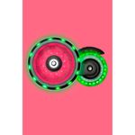 Sport si Outdoor - Role, trotinete si skateboard - Trotinete copii - Trotineta cu trei roti pentru copii, Iscoot Flash Led, Pink, FLASH - Infinity.ro