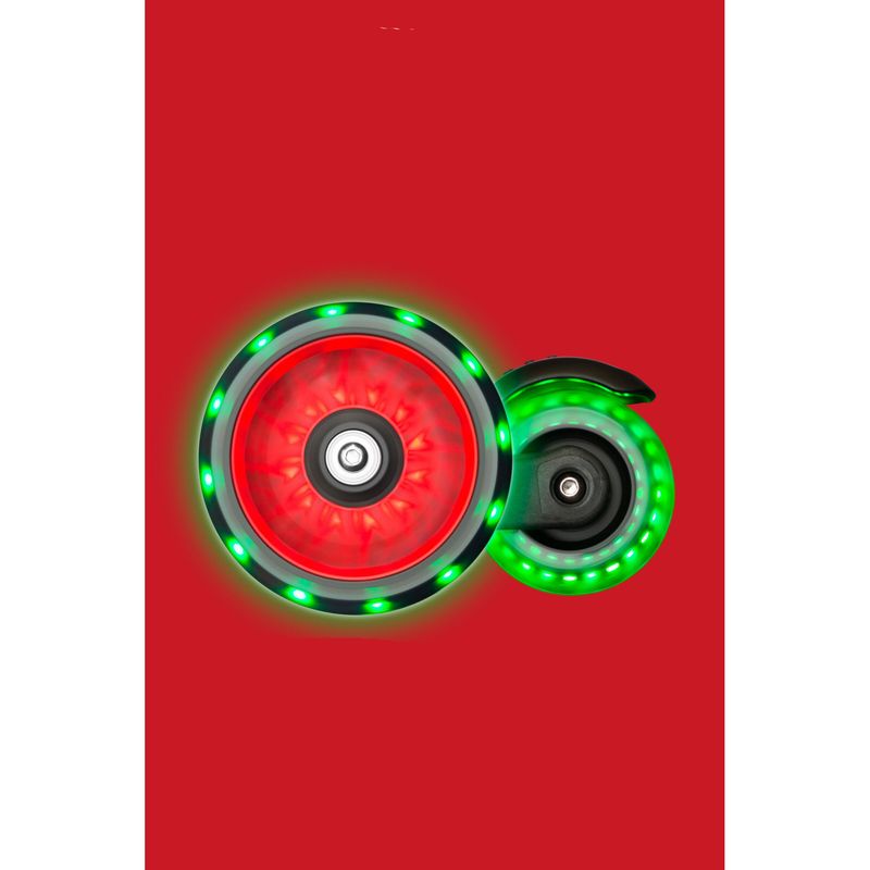 Sport si Outdoor - Role, trotinete si skateboard - Trotinete copii - Trotineta cu trei roti pentru copii, Iscoot Flash Led, Black, FLASH - Infinity.ro