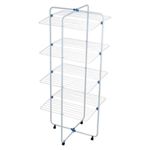 Market - Spalare si intretinere rufe - Uscatoare de rufe si accesorii - Uscator Vertical de Rufe Mercaton pe Roti, Pliabil, 4 Nivele, Inox, 70 x 8 x 170 cm - Infinity.ro