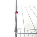 Market - Spalare si intretinere rufe - Uscatoare de rufe si accesorii - Uscator Vertical de Rufe Mercaton pe Roti, Pliabil, 4 Nivele, Inox, 70 x 8 x 170 cm - Infinity.ro